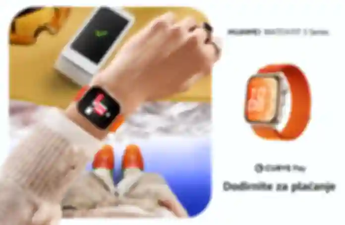 Huawei širi Curve Pay ekosustav: Beskontaktno plaćanje stiže i na WATCH FIT 5 seriju